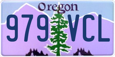 OR license plate 979VCL