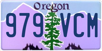 OR license plate 979VCM