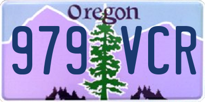 OR license plate 979VCR