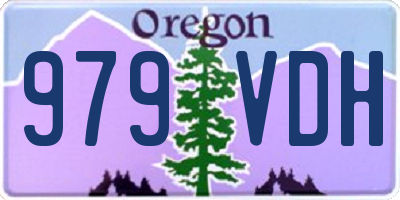 OR license plate 979VDH