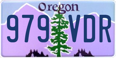 OR license plate 979VDR
