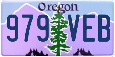 OR license plate 979VEB