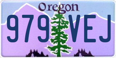OR license plate 979VEJ