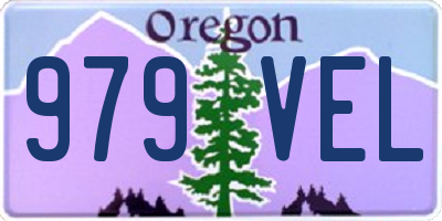 OR license plate 979VEL