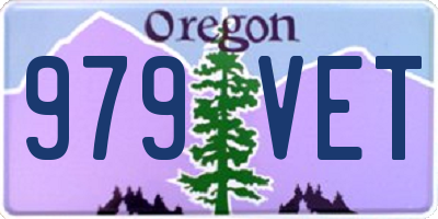 OR license plate 979VET