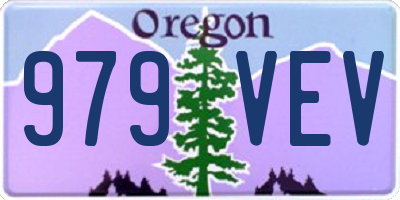OR license plate 979VEV