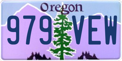 OR license plate 979VEW