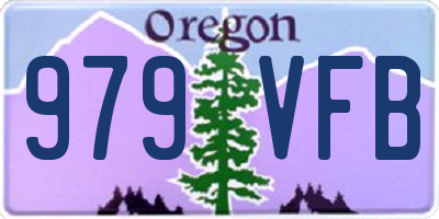 OR license plate 979VFB