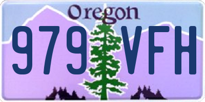 OR license plate 979VFH