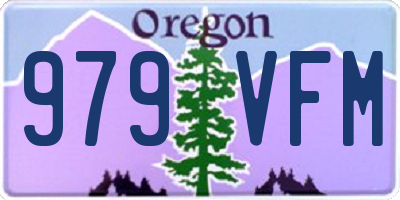 OR license plate 979VFM