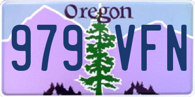 OR license plate 979VFN