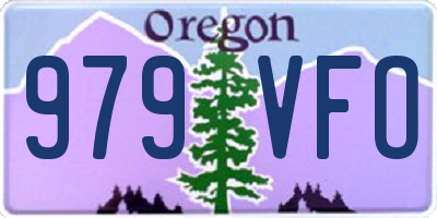 OR license plate 979VFO