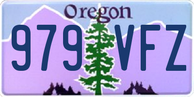 OR license plate 979VFZ