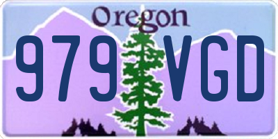 OR license plate 979VGD