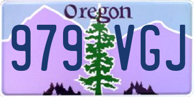 OR license plate 979VGJ