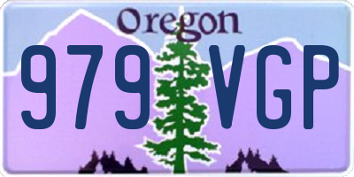 OR license plate 979VGP