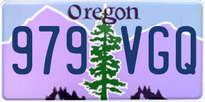 OR license plate 979VGQ