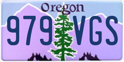 OR license plate 979VGS