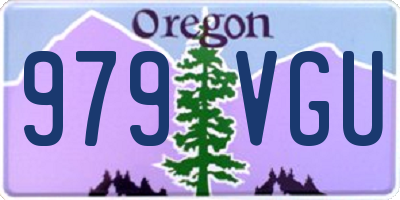 OR license plate 979VGU