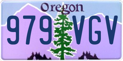 OR license plate 979VGV