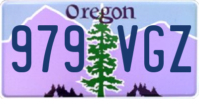OR license plate 979VGZ