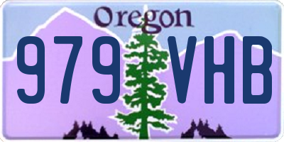 OR license plate 979VHB