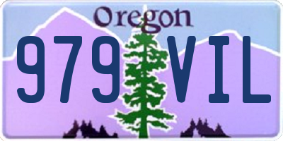 OR license plate 979VIL