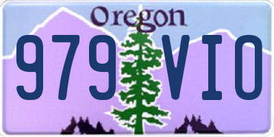 OR license plate 979VIO