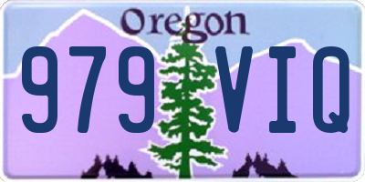 OR license plate 979VIQ