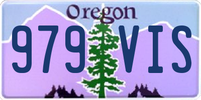 OR license plate 979VIS