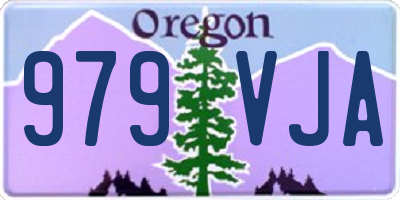 OR license plate 979VJA