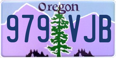 OR license plate 979VJB