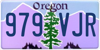 OR license plate 979VJR