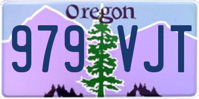 OR license plate 979VJT