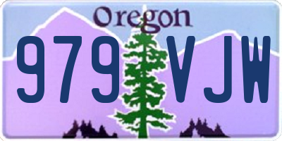 OR license plate 979VJW