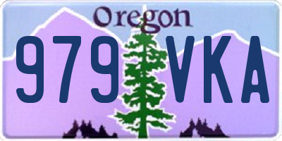 OR license plate 979VKA