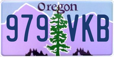 OR license plate 979VKB