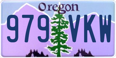 OR license plate 979VKW