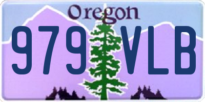OR license plate 979VLB