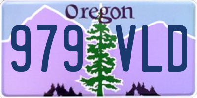 OR license plate 979VLD