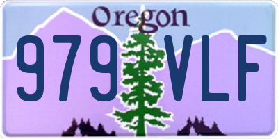 OR license plate 979VLF