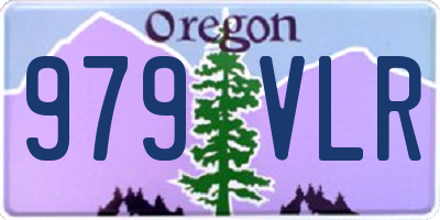 OR license plate 979VLR