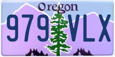 OR license plate 979VLX