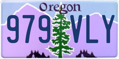 OR license plate 979VLY