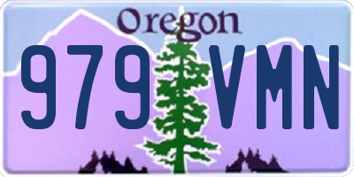OR license plate 979VMN