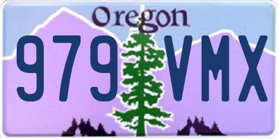 OR license plate 979VMX