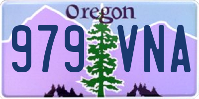 OR license plate 979VNA