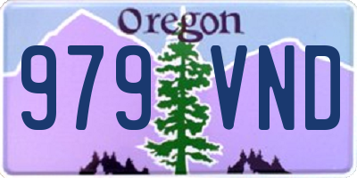 OR license plate 979VND