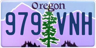 OR license plate 979VNH