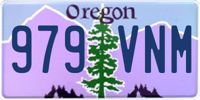 OR license plate 979VNM
